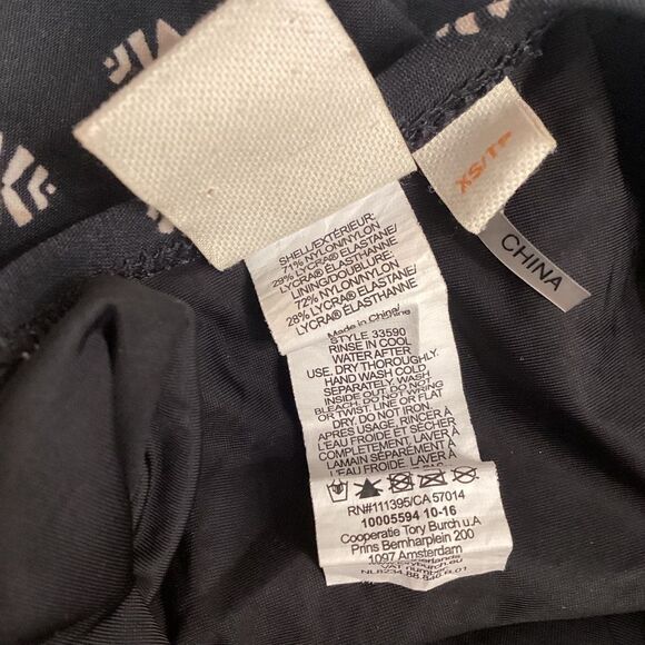 Tory Burch Black Kingfish Plunge One Piece Swimsuit Size XS - Picture 14 of 16